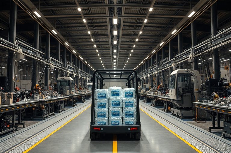 自動包裝線助力牛皮紙產品高效出庫