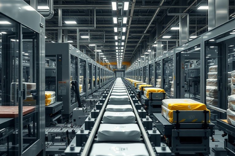 全自動紙箱碼垛機高效提升生產(chǎn)力